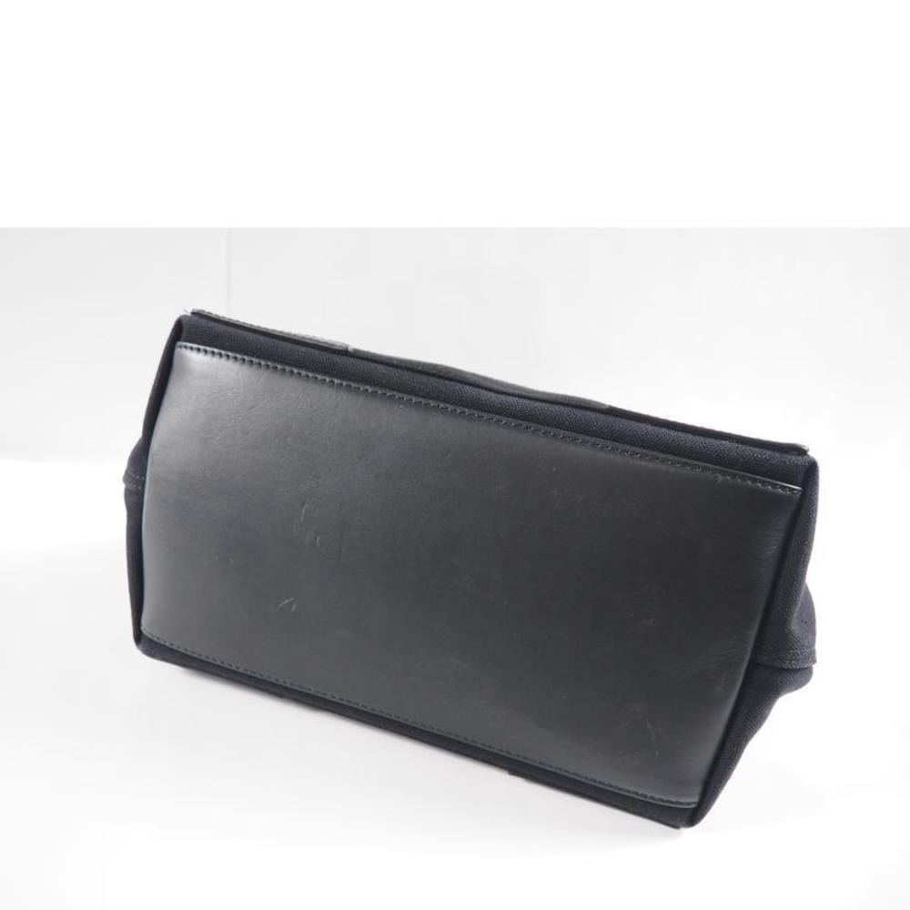 Balenciaga Canvas Solid Handbag Black - image 3